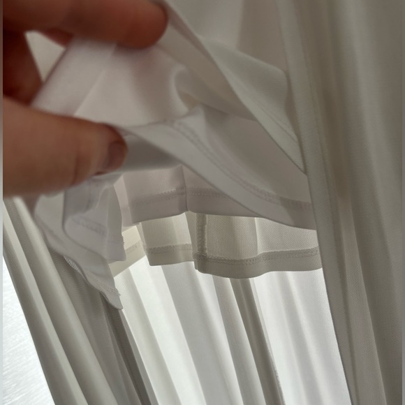 Angel Mermaid Goddess ! White Maxi Hi Lo Gown - wedding bride bridal - Picture 11 of 11